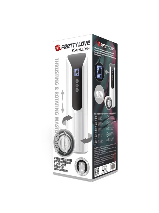 PRETTY LOVE KAHLEAH MASTURBADOR CON EMPUJE Y ROTACION