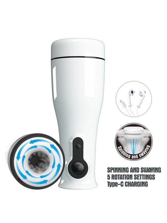 PRETTY LOVE SABRINA MASTURBADOR MASCULINO CON ROTACION Y BALANCEO