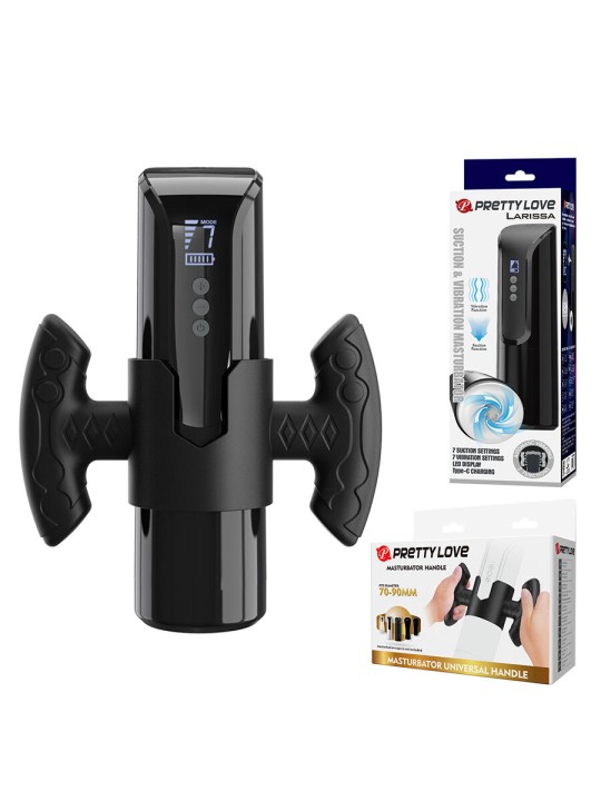 PRETTY LOVE LARISSA MASTURBADOR SUCCIONADOR CON VIBRACION SUJECION