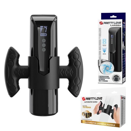 PRETTY LOVE LARISSA MASTURBADOR SUCCIONADOR CON VIBRACION SUJECION