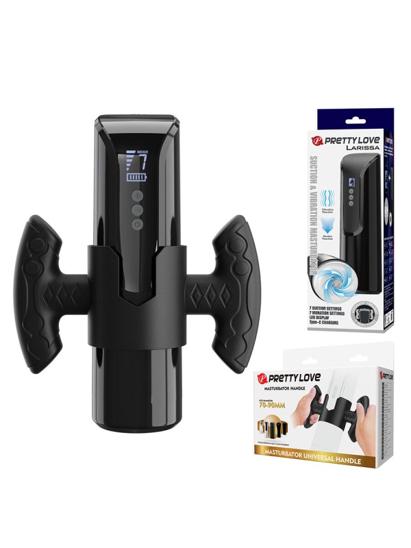 PRETTY LOVE LARISSA MASTURBADOR SUCCIONADOR CON VIBRACION SUJECION