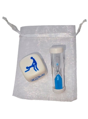 DIABLO PICANTE DADO KAMASUTRA DE POSTURAS PARA CHICOS CON RELOJ DE ARENA