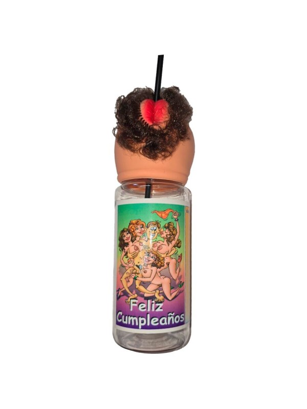 DIABLO PICANTE BOTELLA LABIOS CUMPLEANOS CARNE 750 ML