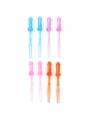 DIABLO PICANTE PINCHOS DE PENE DE COLORES 8 UNIDADES
