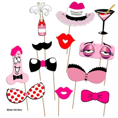 DIABLO PICANTE PHOTOCALL FIESTAS MODELO 1 12 UNIDADES