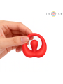 INTENSE RUSSELL ANILLO VIBRADOR CON ESTIMULACION DE CLITORIS ROJO