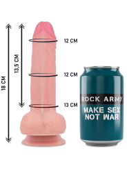 ROCKARMY ARNES LIQUID SILICONE DILDO PREMIUM MUSTANG 18 CM O 414 CM