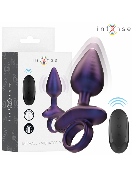 INTENSE MICHAEL PLUG ANAL VIBRADOR MODELO 2 CONTROL REMOTO