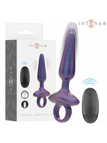 INTENSE MARLON PLUG ANAL VIBRADOR MODELO 4 CONTROL REMOTO