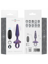 INTENSE MARLON PLUG ANAL VIBRADOR MODELO 4 CONTROL REMOTO
