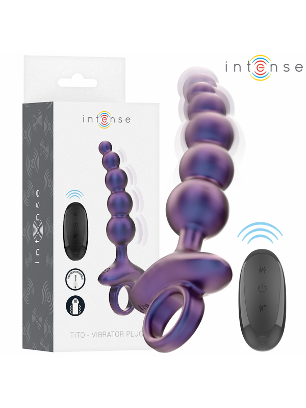 INTENSE TITO PLUG ANAL VIBRADOR MODELO 3 CONTROL REMOTO