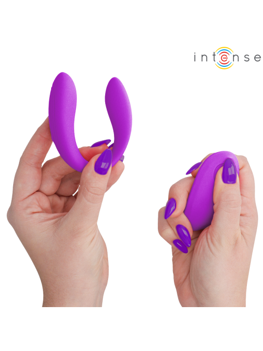 INTENSE NORA ESTIMULADOR DE PINZA CON VIBRACION MORADO