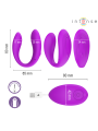 INTENSE NORA ESTIMULADOR DE PINZA CON VIBRACION MORADO