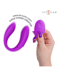 INTENSE NORA ESTIMULADOR DE PINZA CON VIBRACION MORADO