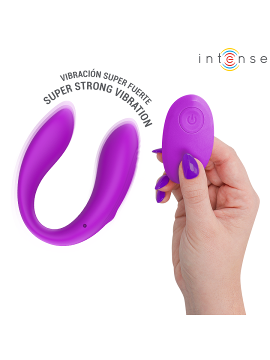 INTENSE NORA ESTIMULADOR DE PINZA CON VIBRACION MORADO