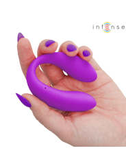 INTENSE NORA ESTIMULADOR DE PINZA CON VIBRACION MORADO