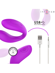 INTENSE NORA ESTIMULADOR DE PINZA CON VIBRACION MORADO