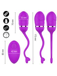 INTENSE SOOKIE HUEVO VIBRADOR CON CONTROL REMOTO MORADO