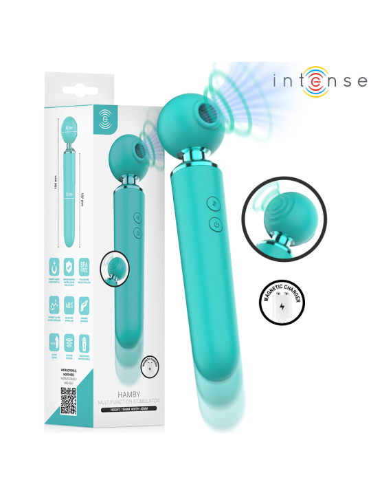 INTENSE HAMBY ESTIMULADOR MULTIFUNCION CON SUCCION Y VIBRACION