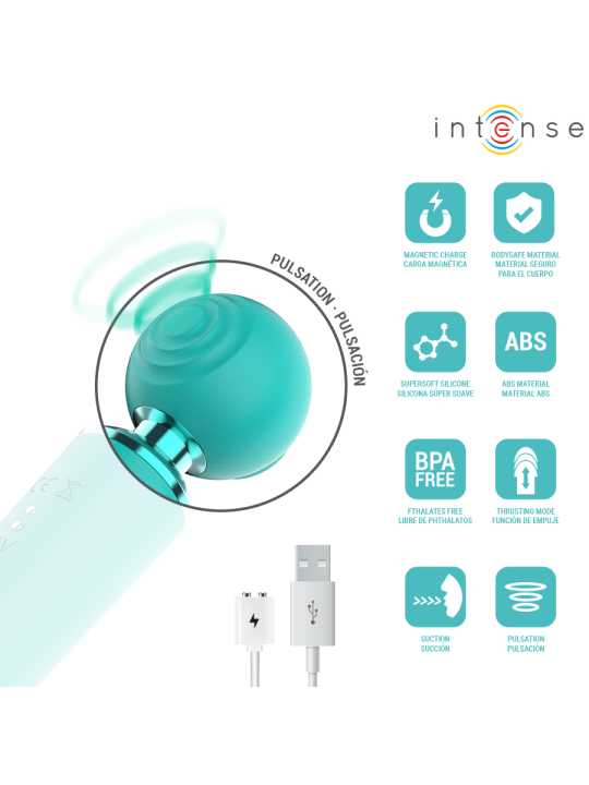 INTENSE HAMBY ESTIMULADOR MULTIFUNCION CON SUCCION Y VIBRACION