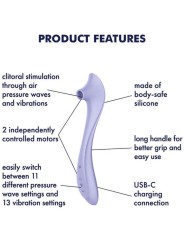 SATISFYER EASY LOVER VIBRATOR AIR PULSE STIMULATOR