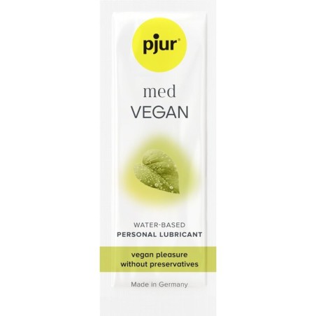PJUR MED VEGAN GLIDE WATER BASED LUBRICANT 2 ML
