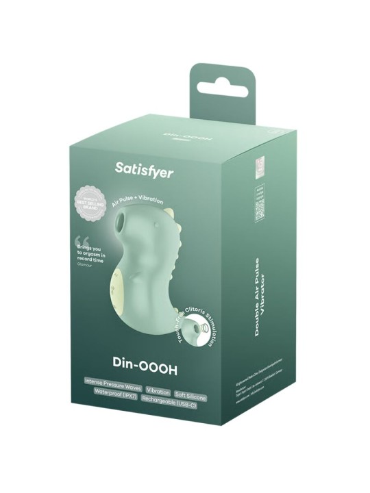 SATISFYER DIN OOOH VIBRATOR AIR PULSE STIMULATOR