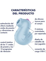 SATISFYER SEA PONY VIBRATOR AIR PULSE STIMULATOR