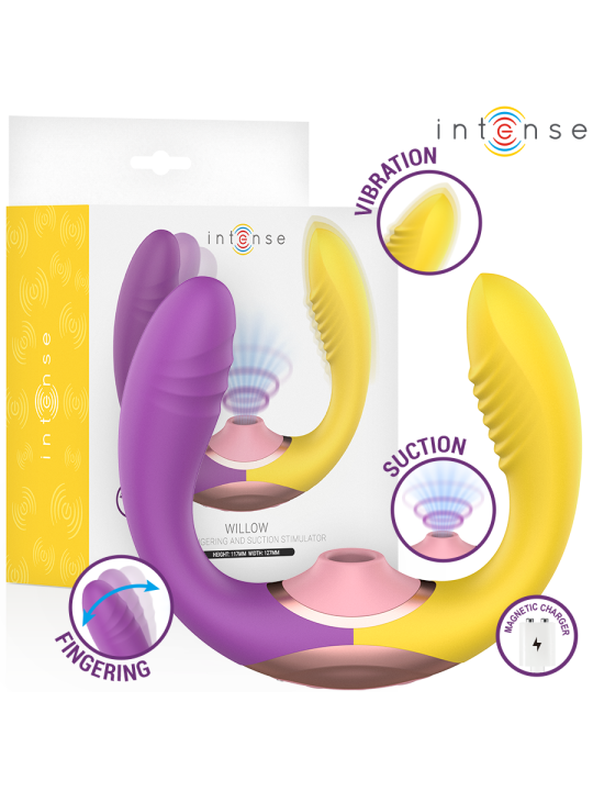INTENSE WILLOW 3 IN 1 SUCTION AND VIBRATION STIMULATOR