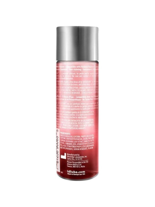 ID SENSATION WATER BASED LUBRICANT WITH HEAT EFFECT 250 ML
