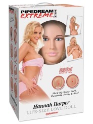 MUNECA HINCHABLE TAMANO REAL CON CARA 3D VAGINA Y ANO REALISTA BOMBA