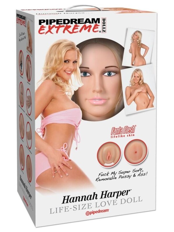 MUNECA HINCHABLE TAMANO REAL CON CARA 3D VAGINA Y ANO REALISTA BOMBA