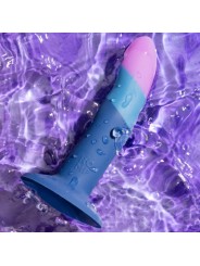 ROMP PICCOLO DILDO SILICONA CON VENTOSA TRICOLOR 14 CM