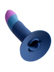 ROMP PICCOLO DILDO SILICONA CON VENTOSA TRICOLOR 14 CM
