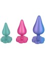 ROMP LUSTER KIT DE ENTRENAMIENTO ANAL S M L CON BASE EN FORMA DE FLOR