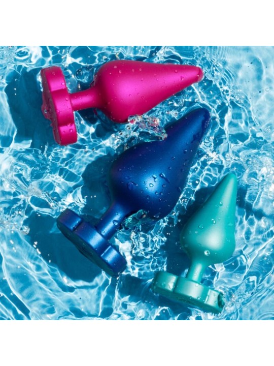 ROMP LUSTER KIT DE ENTRENAMIENTO ANAL S M L CON BASE EN FORMA DE FLOR