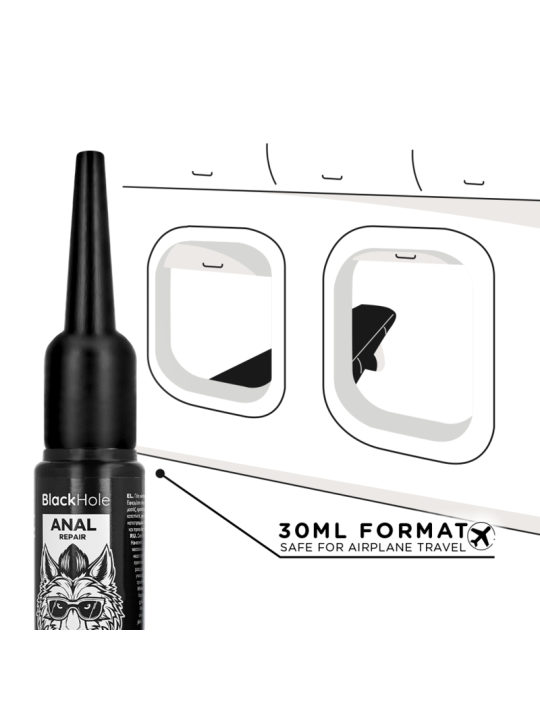 BLACK HOLE APLICADOR DE LUBRICANTE ANAL TALLA S 30 ML