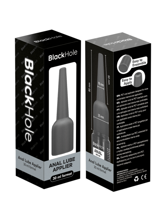 BLACK HOLE APLICADOR DE LUBRICANTE ANAL TALLA S 30 ML