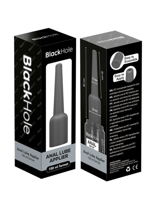 BLACK HOLE APLICADOR DE LUBRICANTE ANAL TALLA L 100 ML