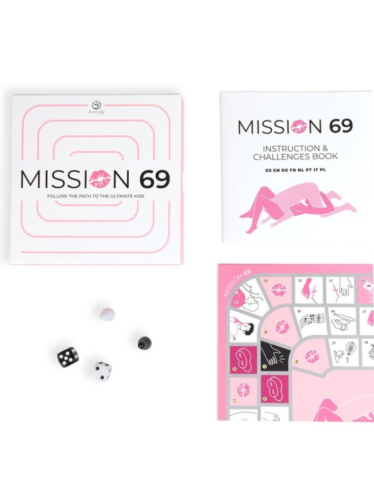 SECRET PLAY JUEGO DE MESA PARA PAREJAS MISSION 69