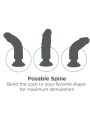 KING COCK DILDO VIBRADOR CON TESTICULOS 203 CM NATURAL