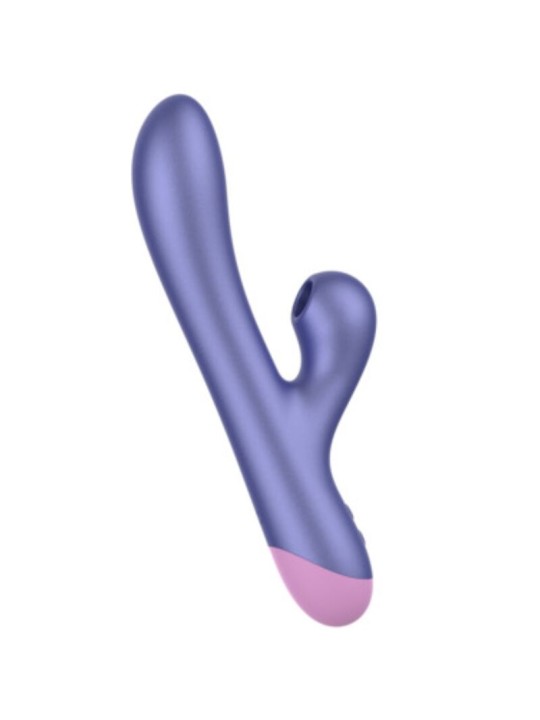 ROMP PULSE VIBRADOR RABBIT DUAL PUNTO G AZUL ELECTRICO