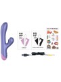 ROMP PULSE VIBRADOR RABBIT DUAL PUNTO G AZUL ELECTRICO