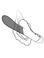 ROMP PULSE VIBRADOR RABBIT DUAL PUNTO G AZUL ELECTRICO
