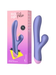 ROMP PULSE VIBRADOR RABBIT DUAL PUNTO G AZUL ELECTRICO