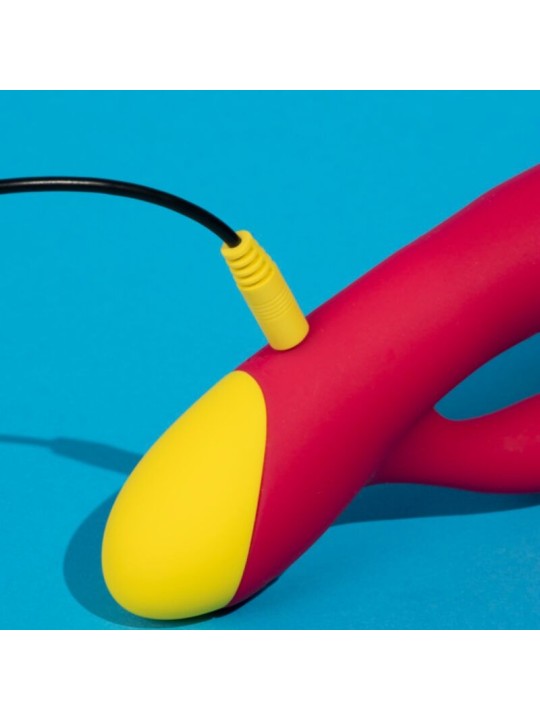 ROMP JAZZ VIBRADOR RABBIT RECARGABLE ROJO