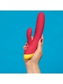 ROMP JAZZ VIBRADOR RABBIT RECARGABLE ROJO