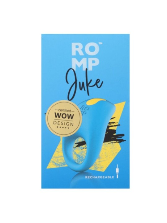 ROMP JUKE ANILLO DE SILICONA PARA PENE CON VIBRADOR DE ESTIMULACION DE CLITORIS