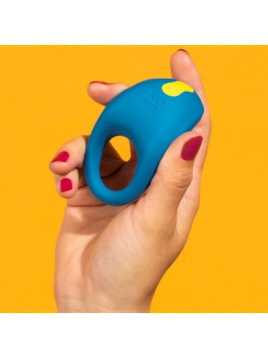 ROMP JUKE ANILLO DE SILICONA PARA PENE CON VIBRADOR DE ESTIMULACION DE CLITORIS