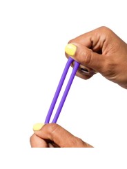 ROMP REMIX TRIO SET DE 3 ANILLOS PARA PENE SILICONA MORADO